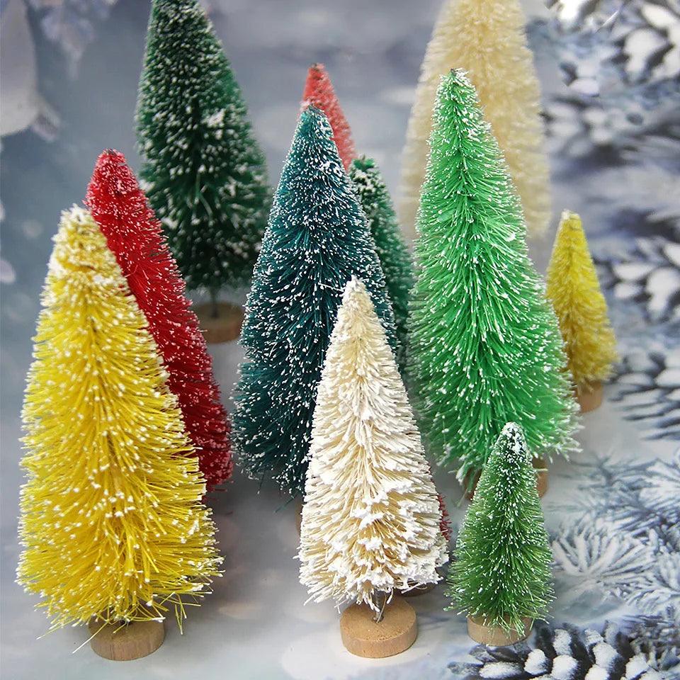 8PCS Mini Christmas Pine Trees for Home Decoration