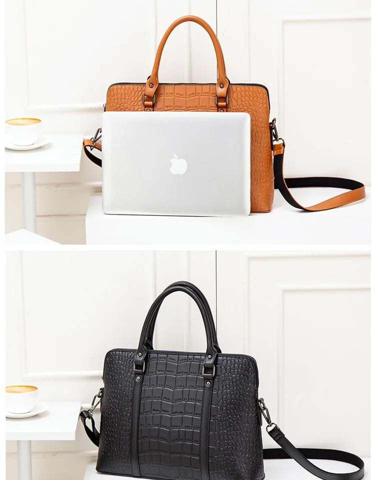 Women's Office Totes: Leather Laptop Briefcases