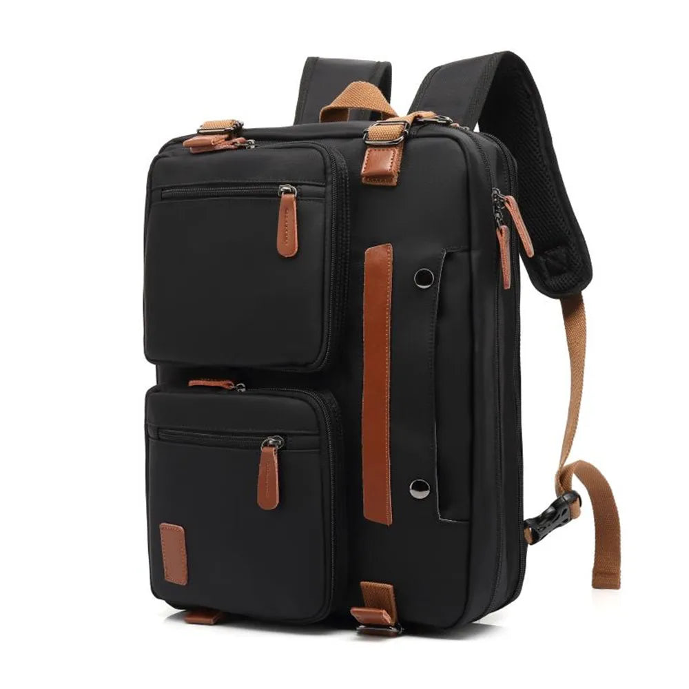 2024 New Convertible Laptop Backpack Messenger Shoulder Bag