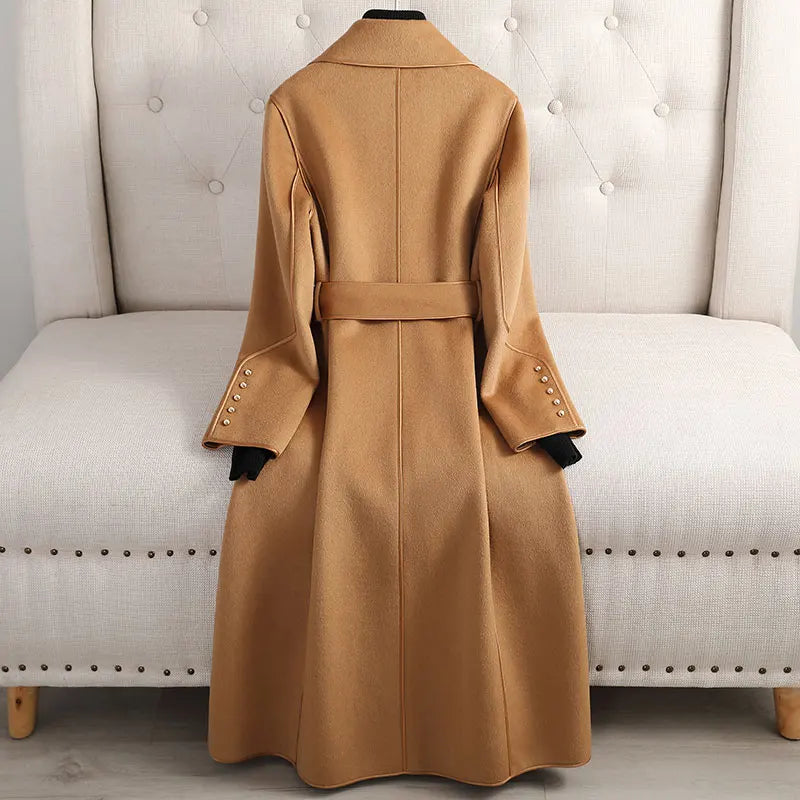 Elegant Cashmere Wool Coat