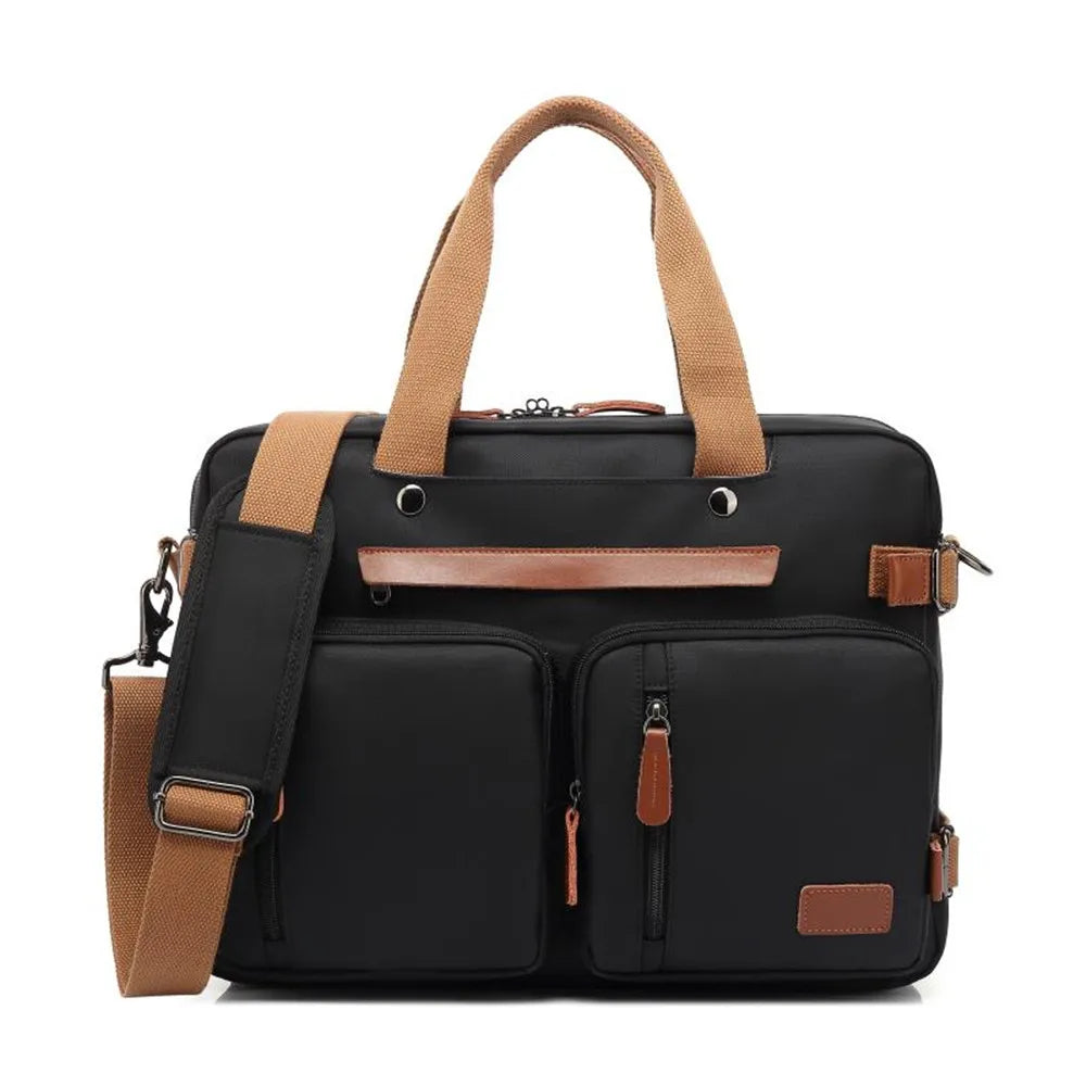 2024 New Convertible Laptop Backpack Messenger Shoulder Bag