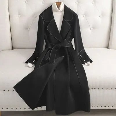 Elegant Cashmere Wool Coat