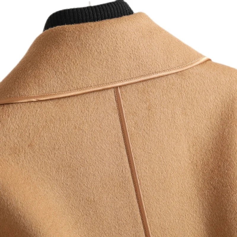 Elegant Cashmere Wool Coat