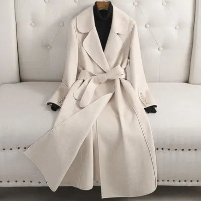 Elegant Cashmere Wool Coat