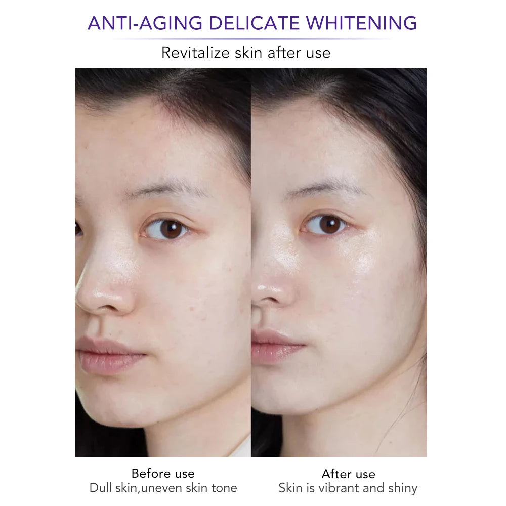 Korean Glow: Hyaluronic Whitening & Anti-Aging Sleeping Cream