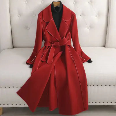 Elegant Cashmere Wool Coat