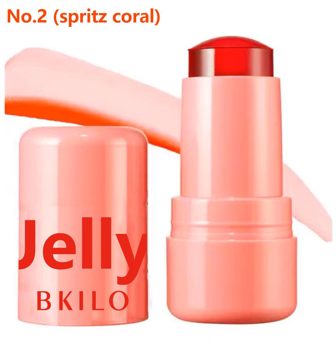 Blush Jelly Lipstick Cream Blush Shimmer Blush Stick - Trendy Mix