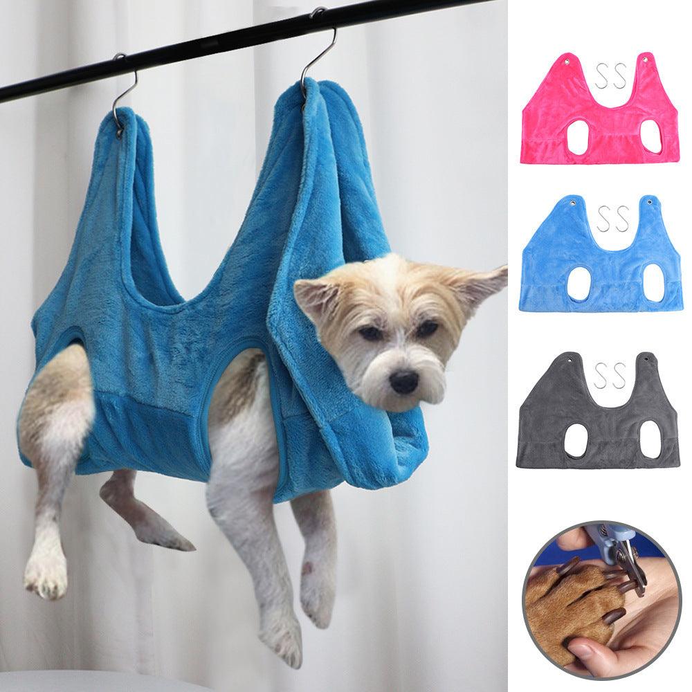 Pet Grooming Hammock for Small to Medium Dogs and Cats - Trendy Mix