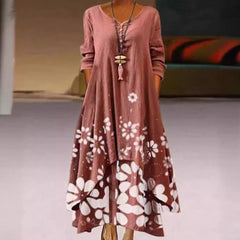 Irregular Flower Women's Dress Female - Trendy Mix