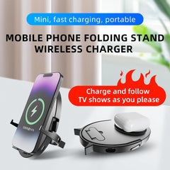 PowerFold 15W Wireless Charger with Stand - Trendy Mix