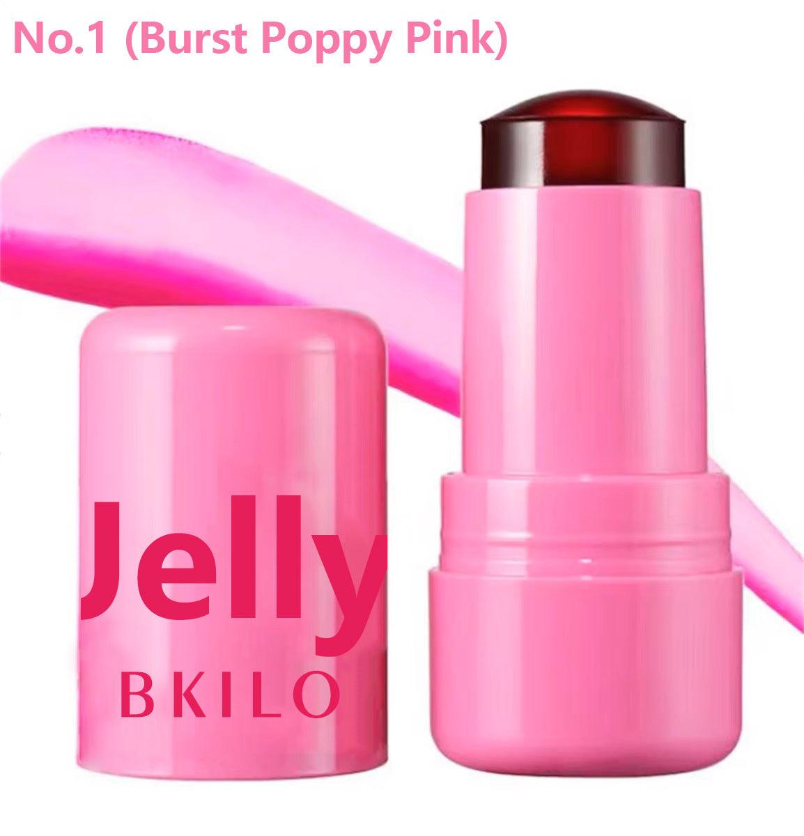 Blush Jelly Lipstick Cream Blush Shimmer Blush Stick - Trendy Mix