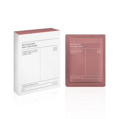 Deep Collagen Overnight Mask The Real Collagen Facial Sheet Masks With Low Molecular Weight Collagen For Elasticity Firming - Trendy Mix