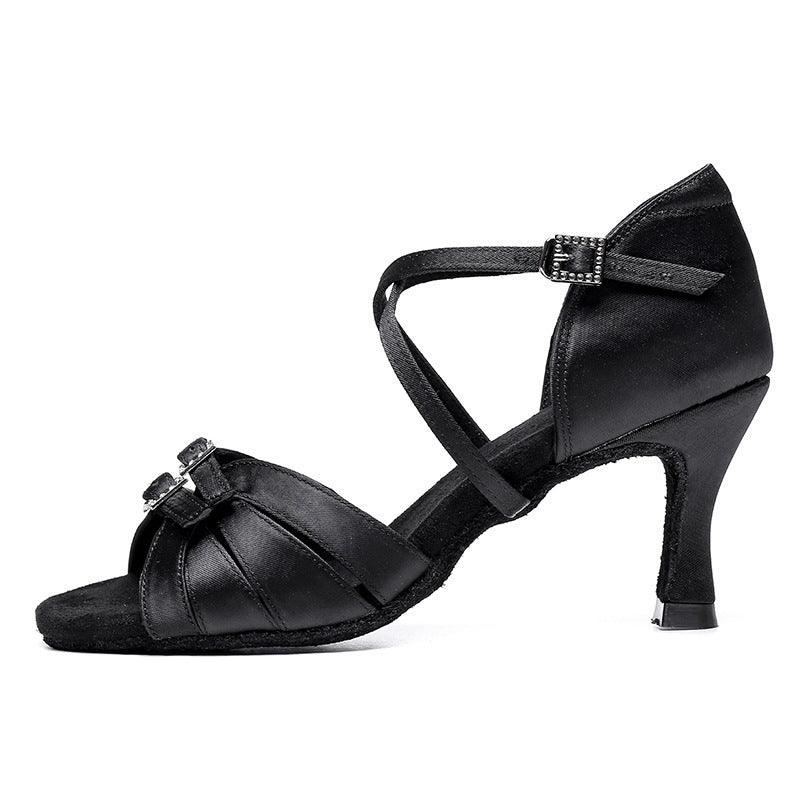 Elegant Latin Dance Heels with Soft Sole for Women - Trendy Mix