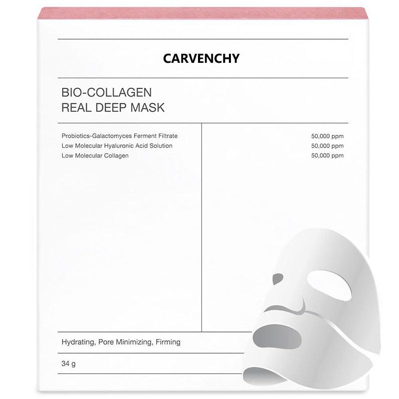 Deep Collagen Overnight Mask The Real Collagen Facial Sheet Masks With Low Molecular Weight Collagen For Elasticity Firming - Trendy Mix