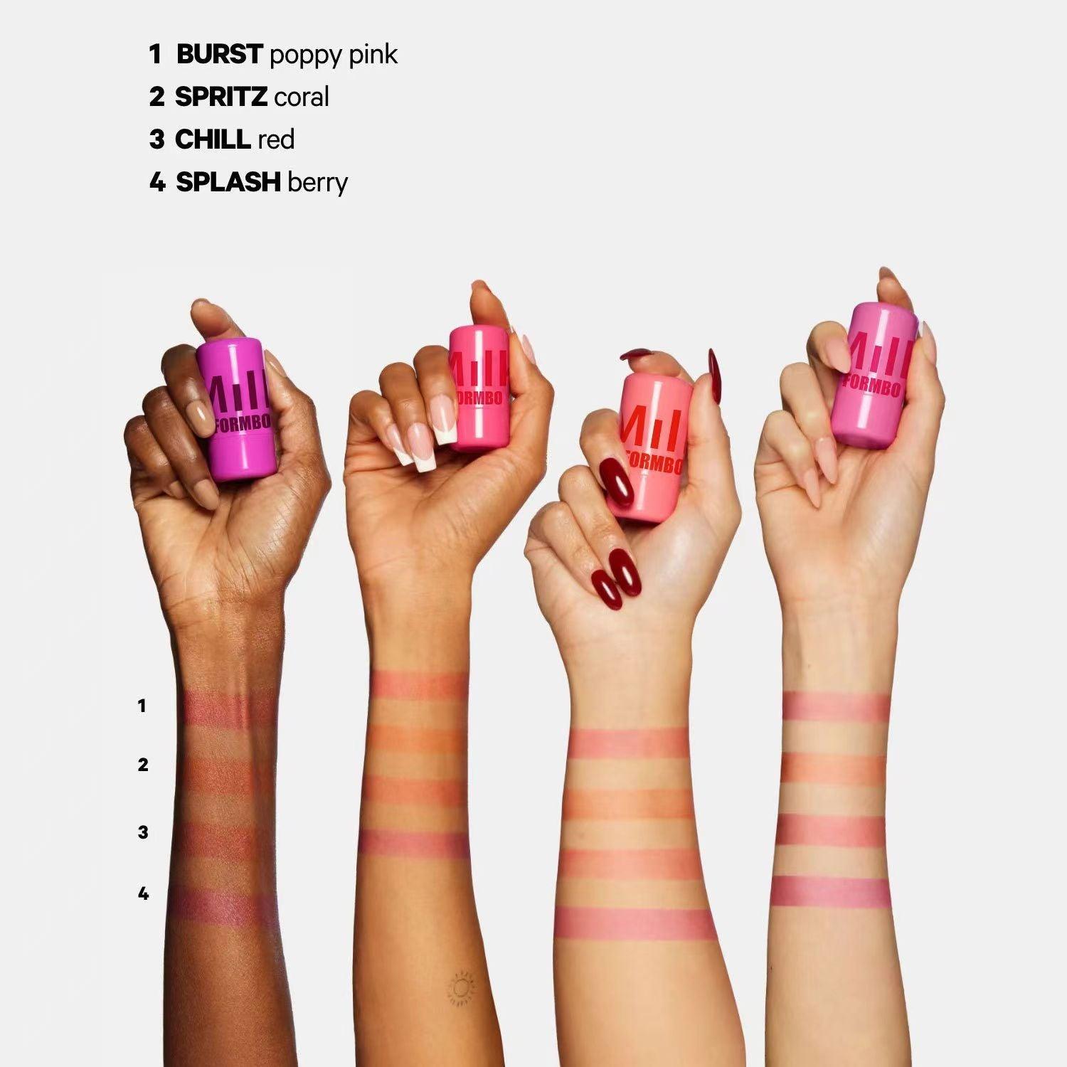 Blush Jelly Lipstick Cream Blush Shimmer Blush Stick - Trendy Mix