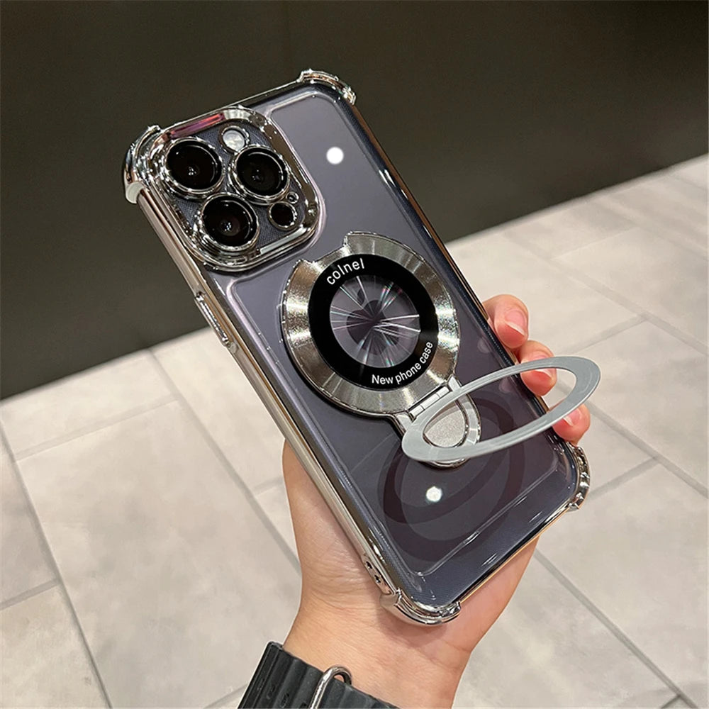 Luxury Magnetic Clear Case for iPhone