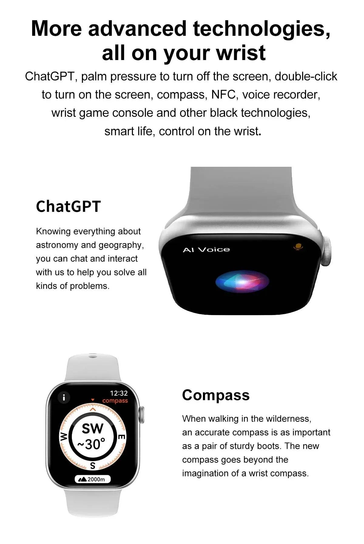 Apple Watch Series 10: GPS Smartwatch, 32GB, NFC, Bluetooth Calling