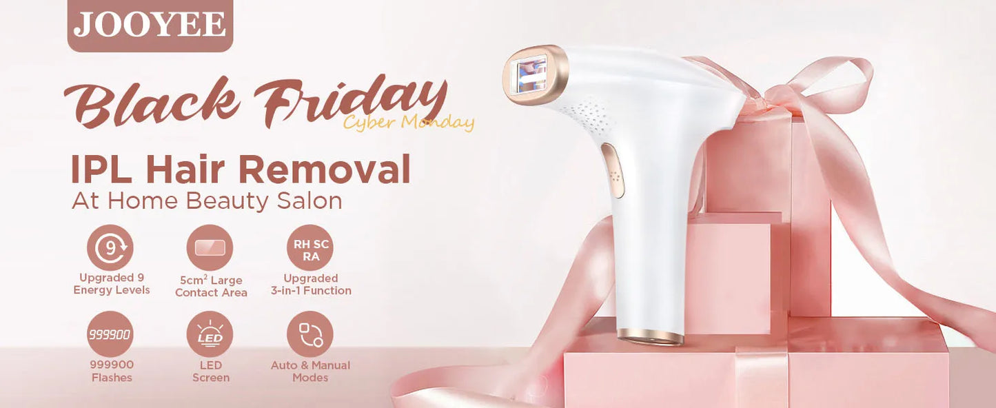 999900 Flashes IPL Hair Removal Machine for Home Use: LCD Display, Facial & Body, Bikinis, Suitable for Women and Men