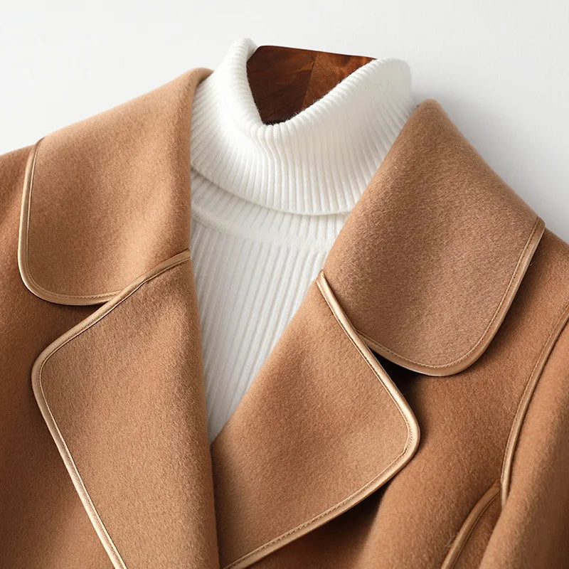 Elegant Cashmere Wool Coat