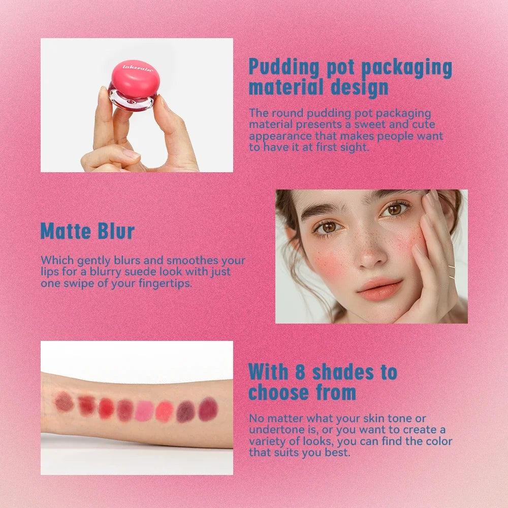 Blurry Pudding Lip & Cheek Blush Pot - Trendy Mix