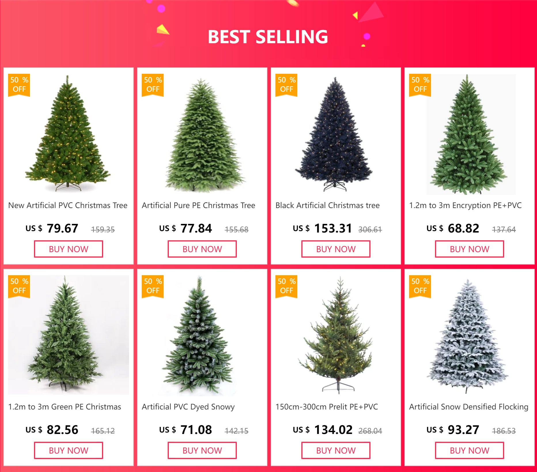 Artificial PVC Christmas Tree Red Fruit and Pinecones New Year Home Party Accessories Plastic Green Model Delicate Xmas Tree