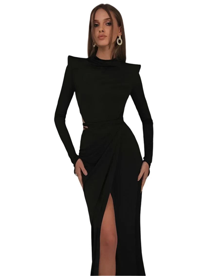 Elegant Black Slim 2 Piece Sets