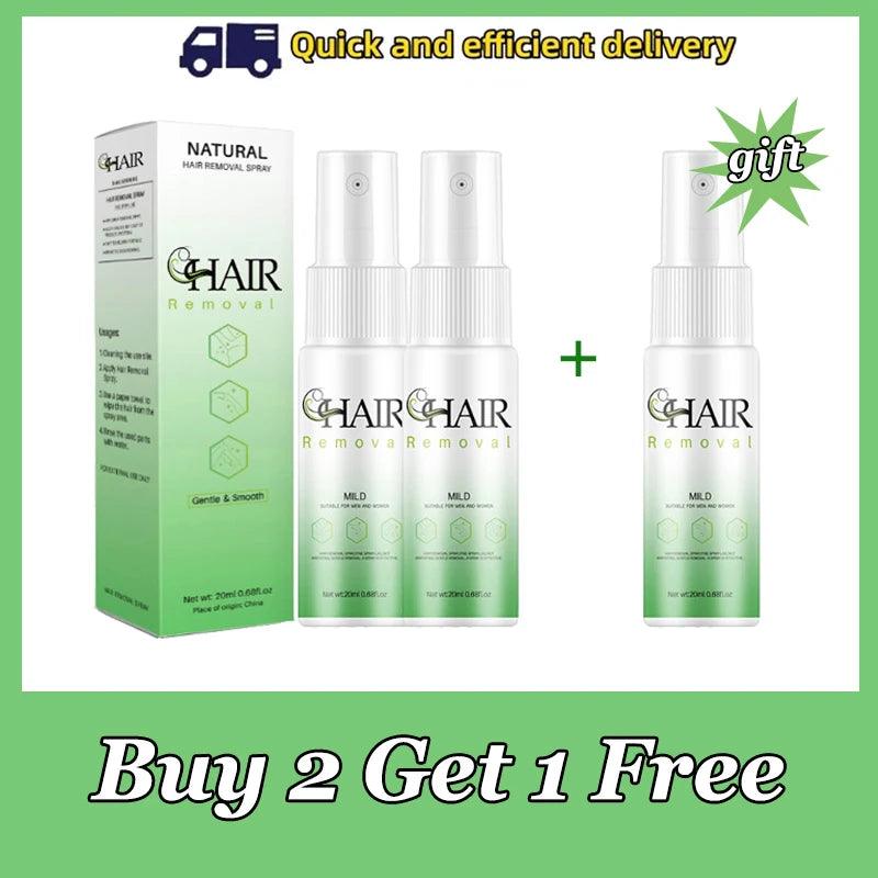 Rapid Hair Removal & Regrowth Inhibitor Spray Set - Trendy Mix