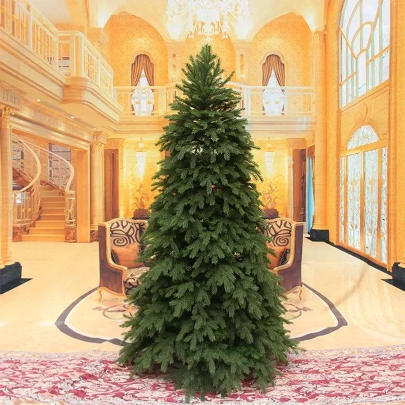 PE Artificial Christmas Tree Premium Luxury Encryption Large Green Xmas Tree Pines Home Party Decoration New Year Ornaments 2024 - Trendy Mix