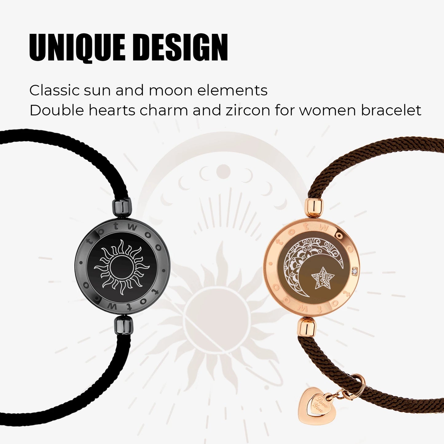 Moon and Moon Touch Bracelets