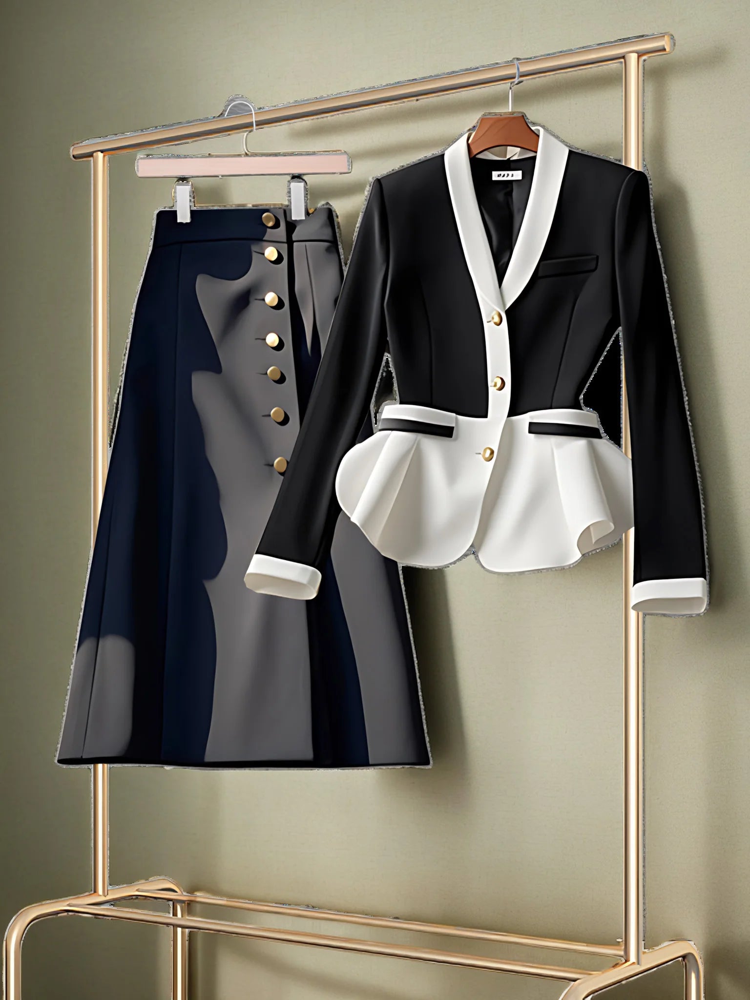 Black & White Suit Set