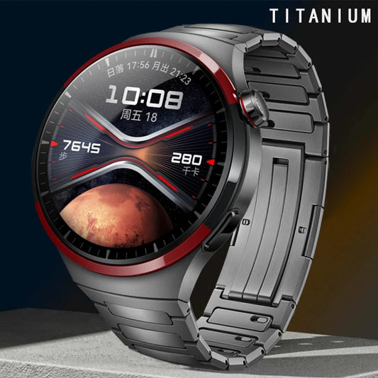 Titanium Strap for Huawei Watch 4 Pro, Premium Metal Bracelet
