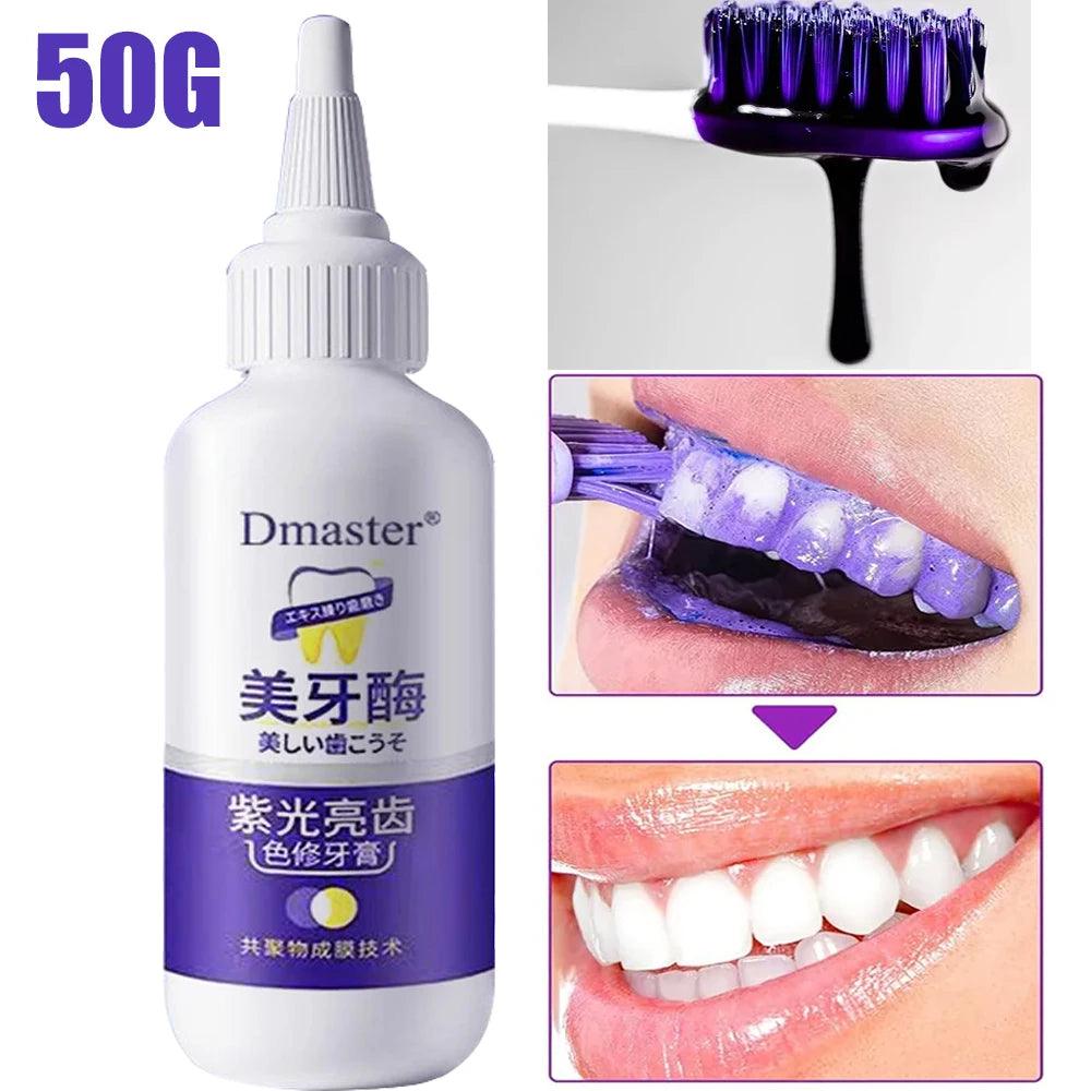 Vibrant Purple Smile Whitening Toothpaste - Trendy Mix