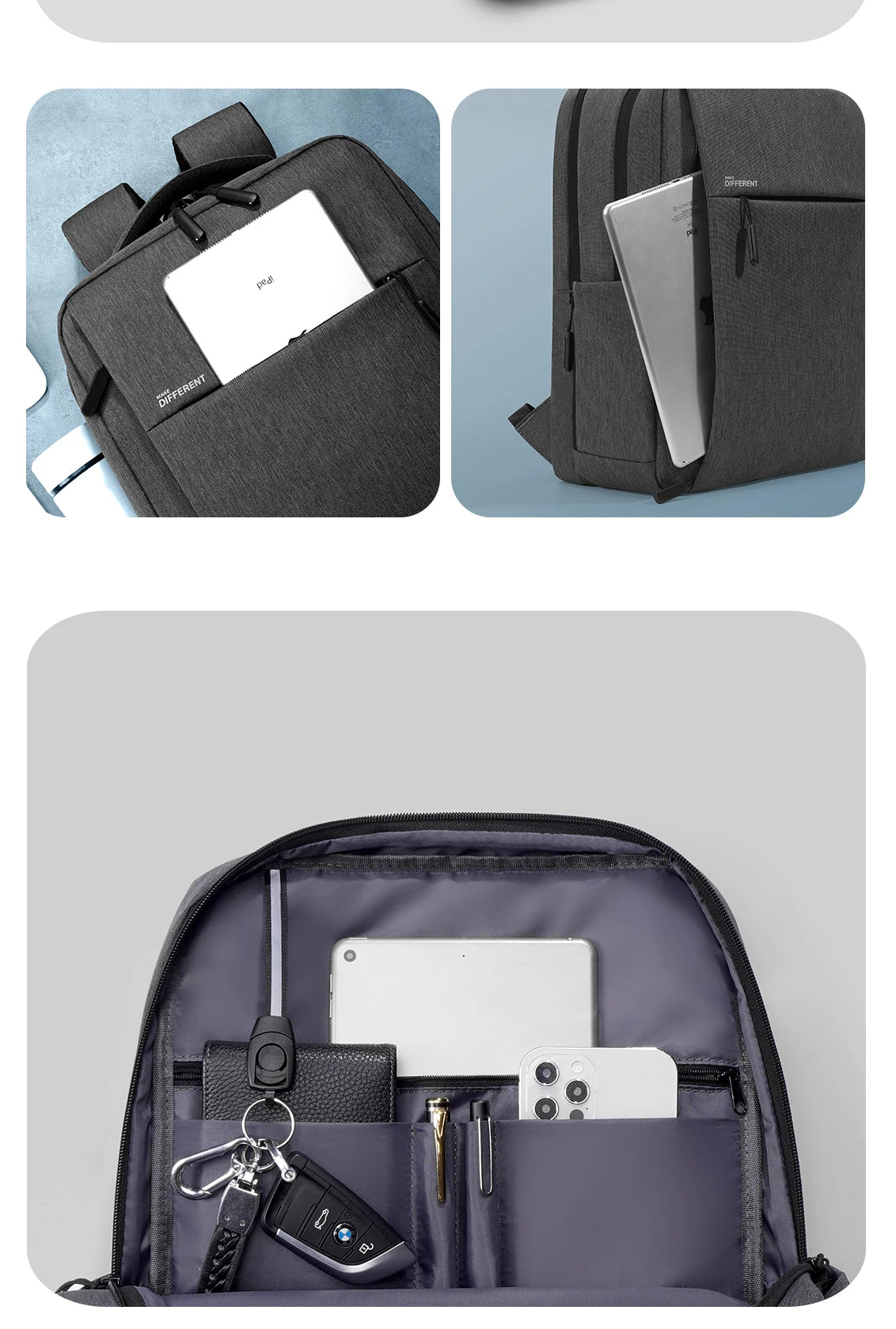 Versatile Laptop Backpack for School and Travel