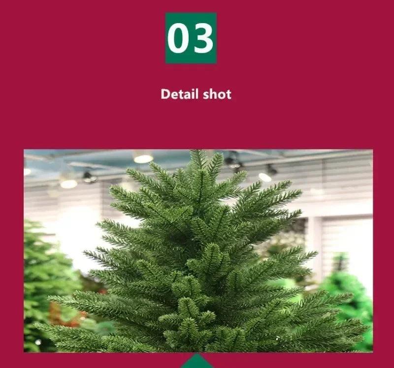 PE Artificial Christmas Tree Premium Luxury Encryption Large Green Xmas Tree Pines Home Party Decoration New Year Ornaments 2024 - Trendy Mix