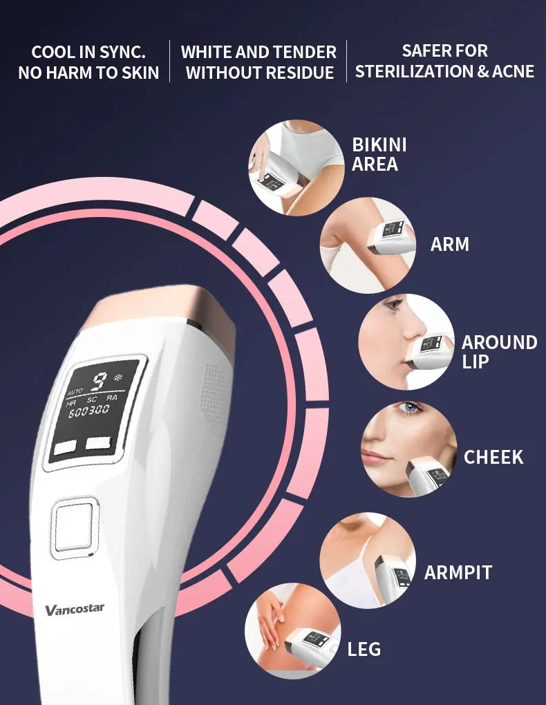 4in1 IPL Hair Removal Device for Home