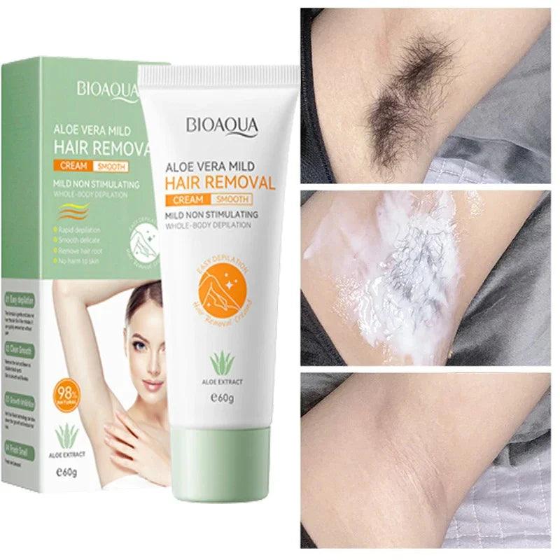 SilkySmooth Hair Removal Cream for All Skin Types - Trendy Mix