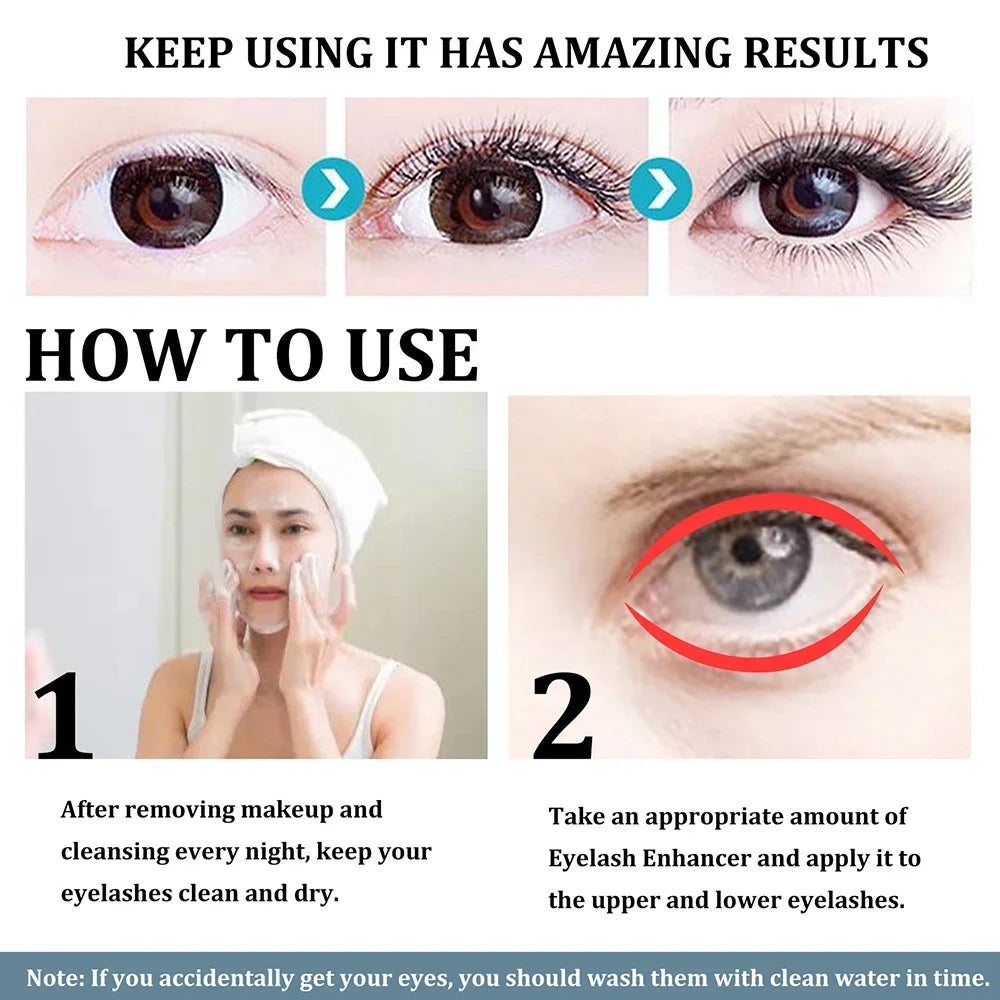 7-Day Rapid Eyelash Growth Serum: Natural, Thick Lashes