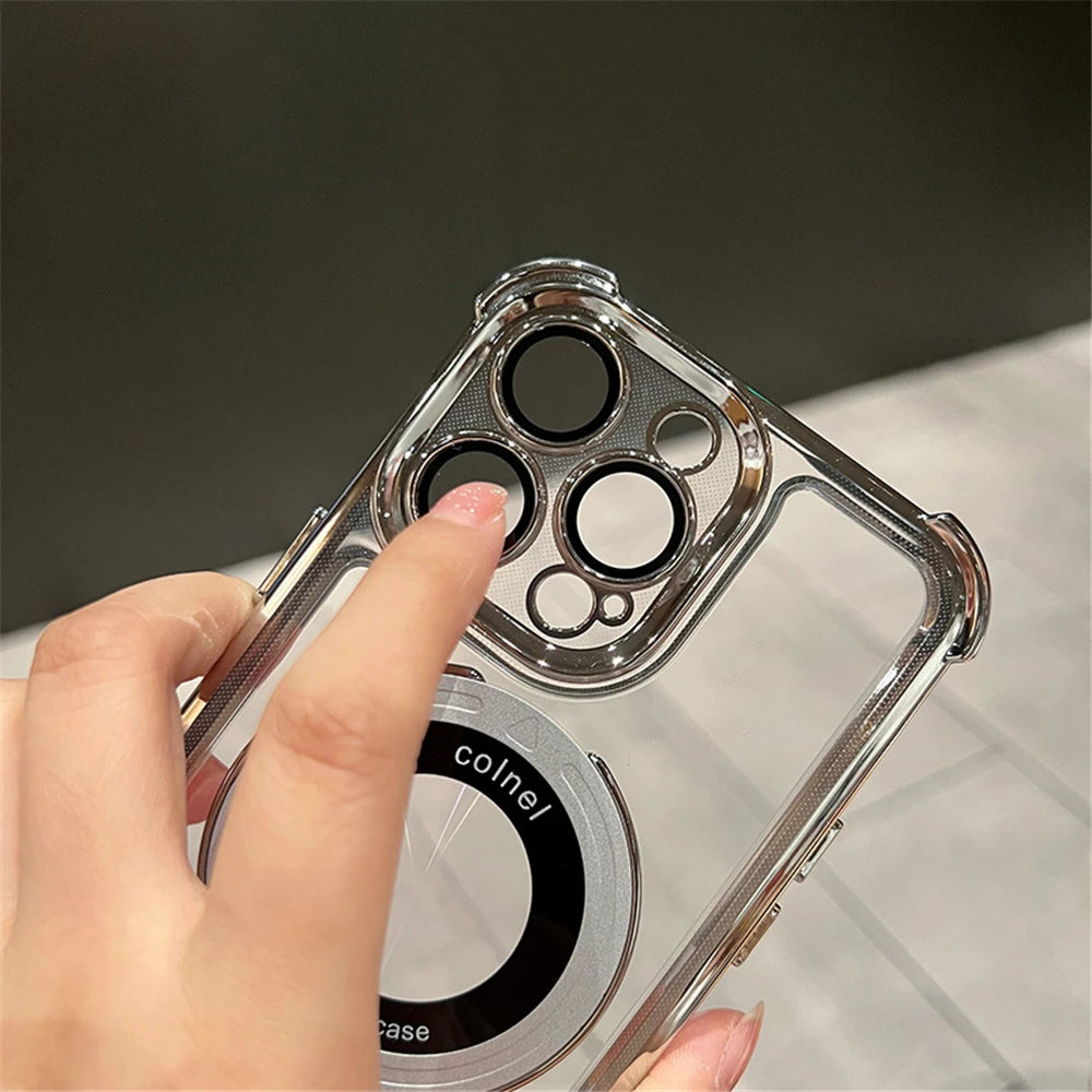 Luxury Magnetic Clear Case for iPhone