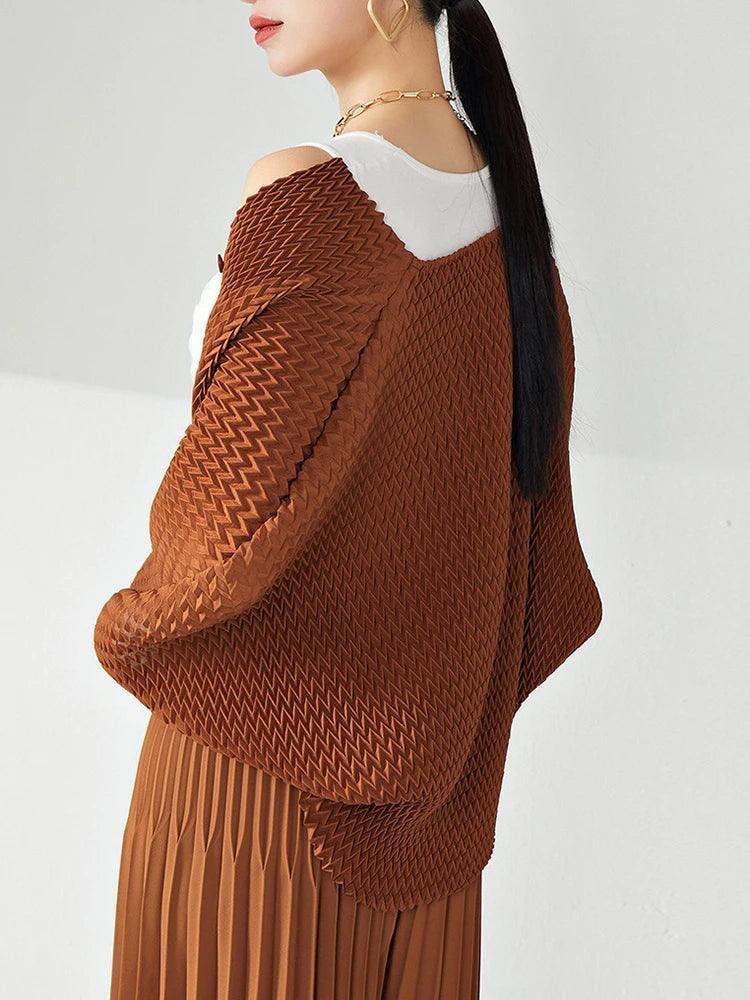 Fashion Pleated Women's 2024 Spring set New Clothing - Trendy Mix