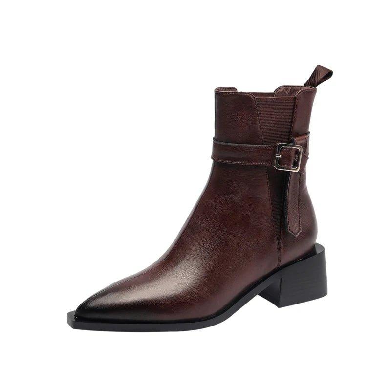 2024 Autumn Genuine Leather Chelsea Boots - Trendy Mix