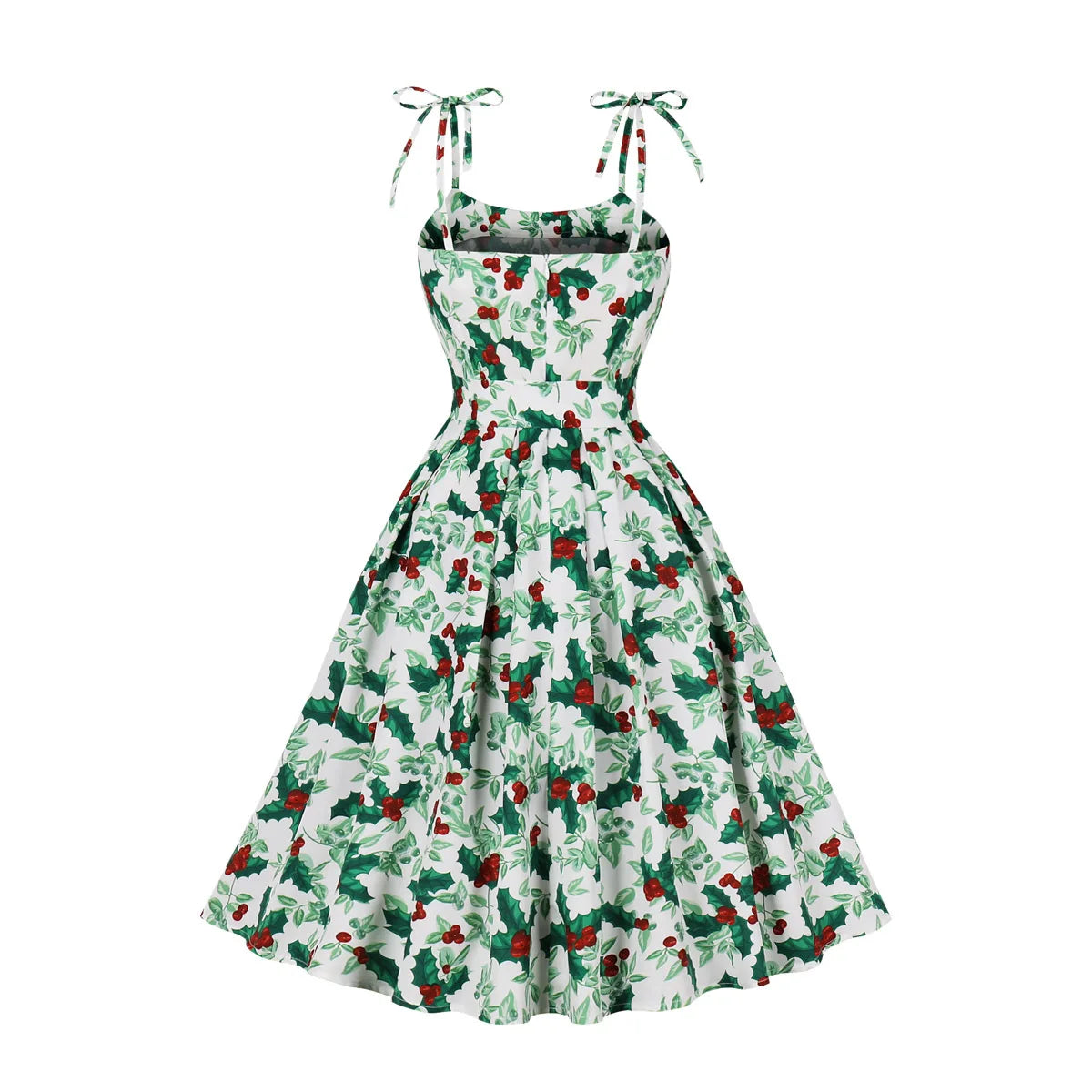 Christmas Holiday Party Vintage Charm Swing Dress