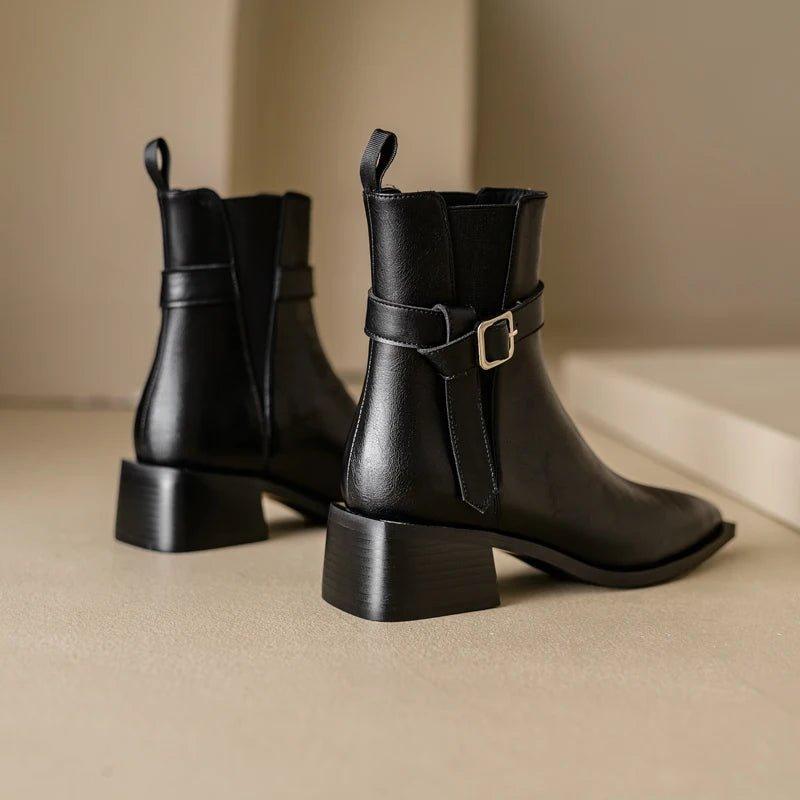 2024 Autumn Genuine Leather Chelsea Boots - Trendy Mix