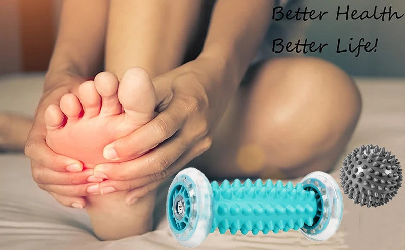Plantar Fasciitis Relief: Foot Massage Roller & Hedgehog Ball