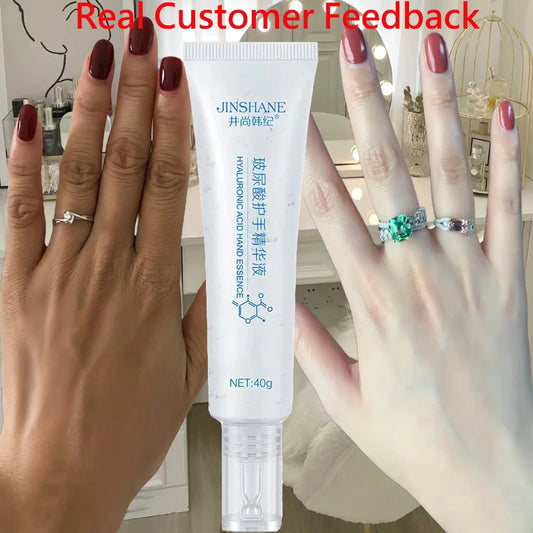 Hyaluronic Acid Hand Cream: Anti-Wrinkle, Moisturizing, and Repair Serum for Dry, Cracked Hands
