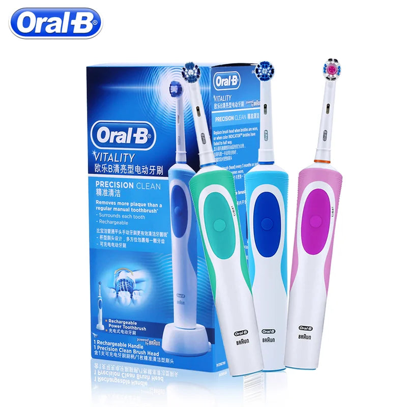 Oral B Electric Toothbrush: Rotation Clean, 3D Whiten