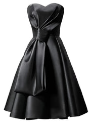 Black Short Prom Dress Women Sexy Princess Banquet Party Ball Dress Graduation Female Performance Gown