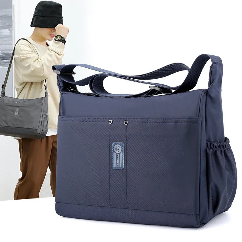 Men's Large Capacity Messenger Bag for Travel