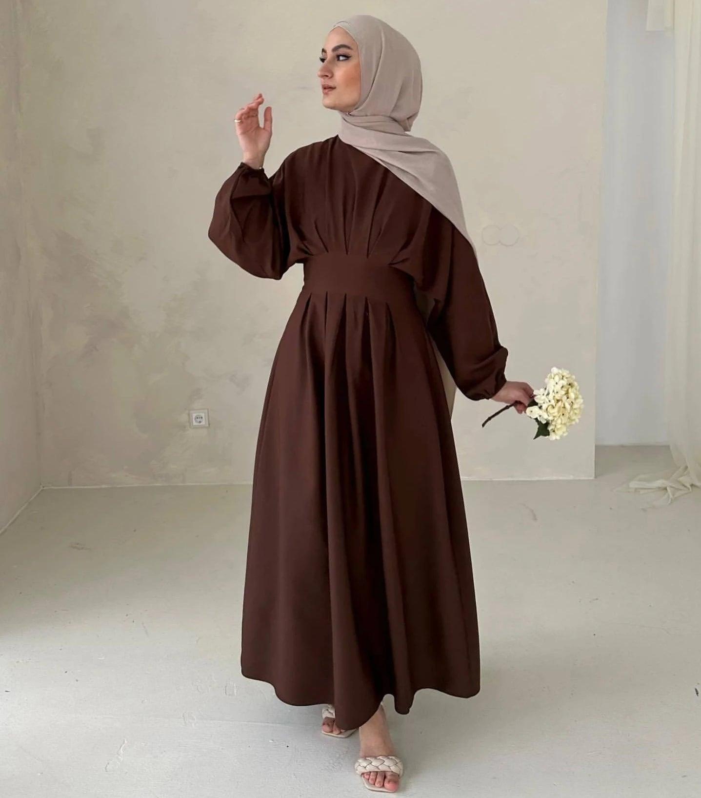 Pure Color Modest Daily Outfit S-2XL