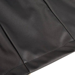 2024 High-Waisted PU Leather Mini Skirt