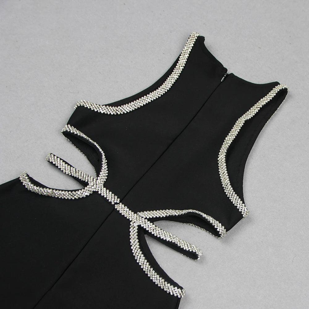 Sleeveless Mini Bandage Dress - Trendy Mix